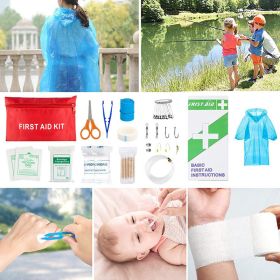 Outdoor SOS Emergency Survival Kit Multifunctional Survival Tool Tactical Civil Air Defense Combat Readiness Emergency Kit (Ships From: China, Color: CP)